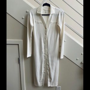 Sleek Ribbed Cardigan, brand new!